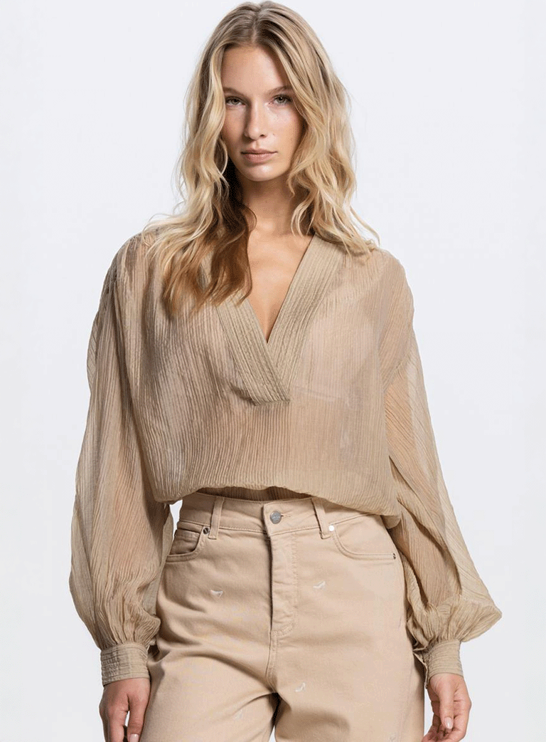 Nadine Oversized Trim Blouse main image 1
