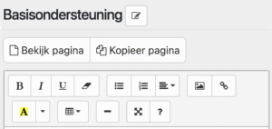 Kopieer de paragraaf en actiepunten in de module Schoolondersteuningsprofiel in Mijnschoolplan