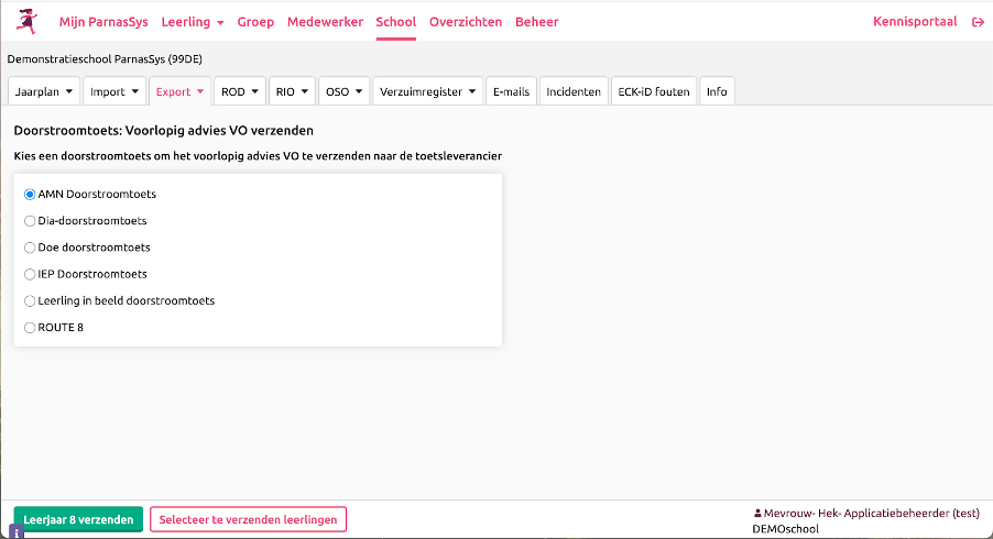 Kies de toetsleverancier